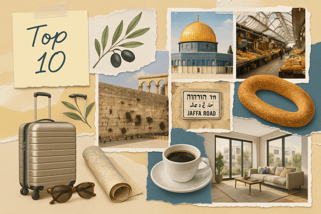 Jerusalem Travel Collage topo10